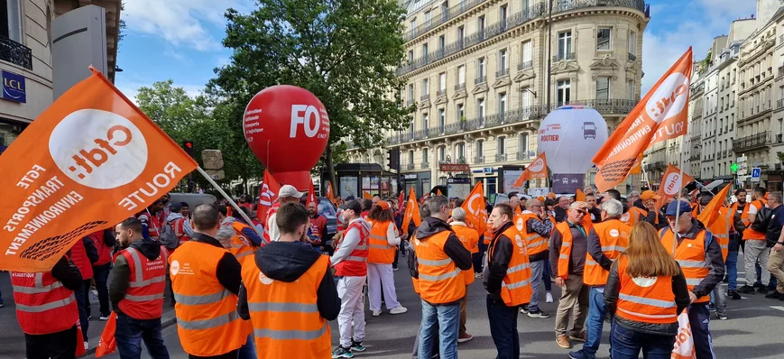 Salaires, chargement-déchargement... manifestation