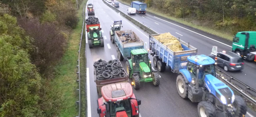 Mobilisation des agriculteurs : attention aux bloc
