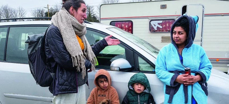 A Nantes, des bidonvilles sur le chemin de l'école