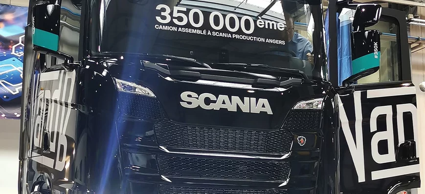 Scania a produit 350 000 camions dans son usine d'