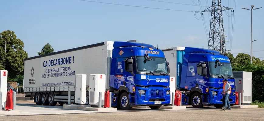 Les camions électriques se déploient en France