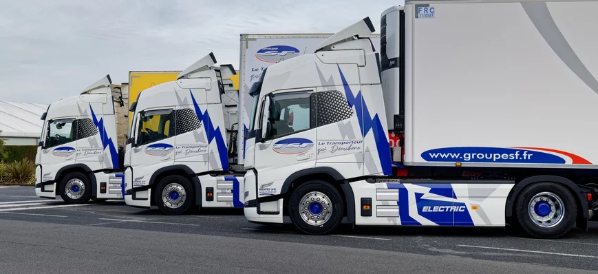 2 162 camions électriques cofinancés grâce aux aid
