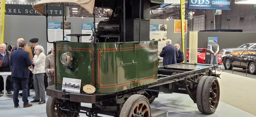Rétromobile : focus sur le camion à vapeur Purrey