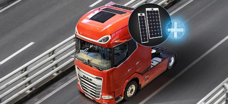 Daf Trucks propose une option panneaux solaires à 