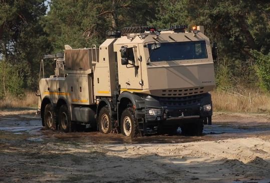 La dépanneuse militaire de Soframe