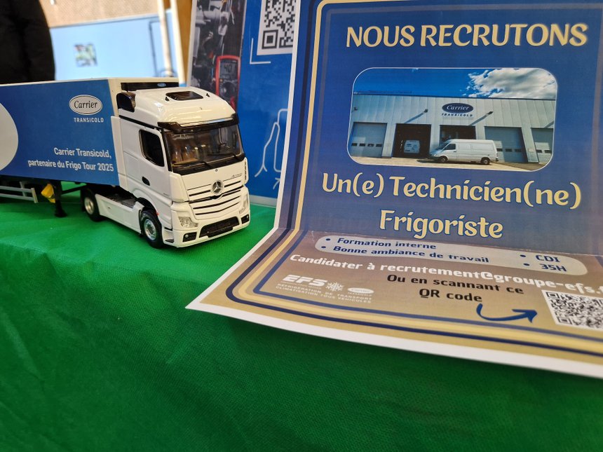 Le transport frigo recrute, faites-le savoir !