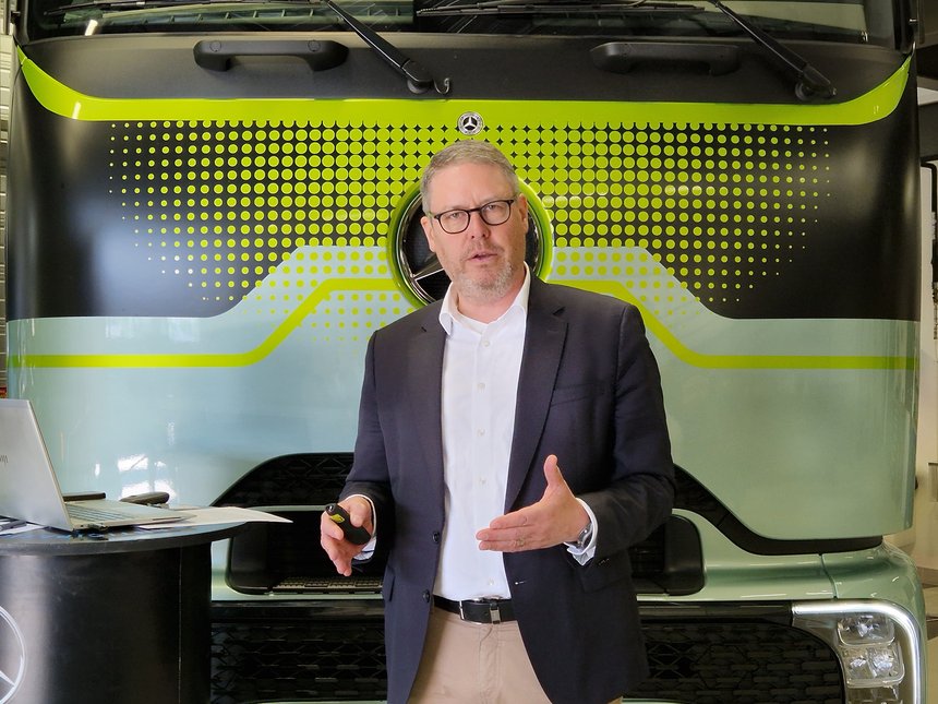 Le président de Daimler Truck France a présenté des résultats 2024 mitigés