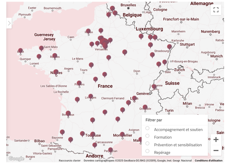 Cartographie Droit d'Enfance
