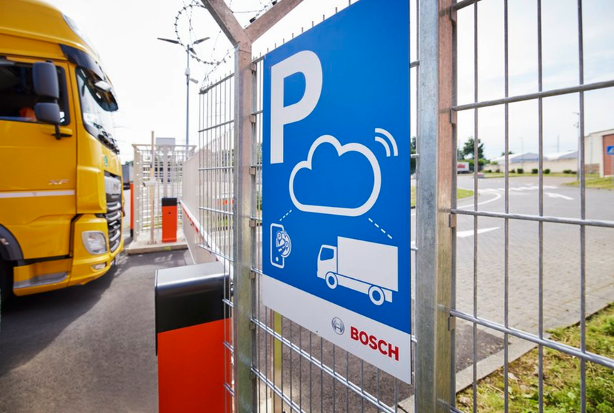 Repos autorisé en cabine, dans un parking sécurisé