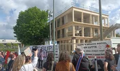 Manifestation des étudiants de l'Etsup