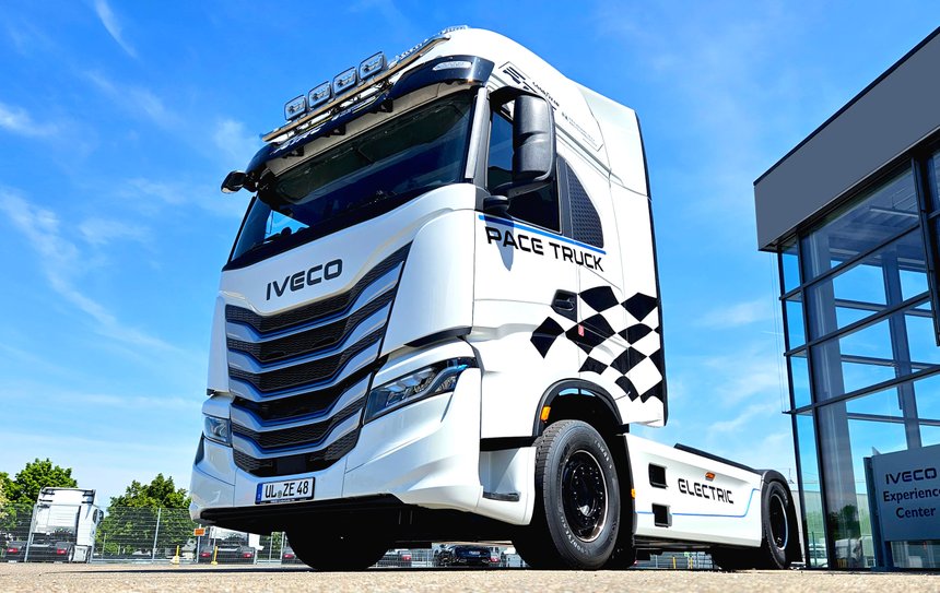 Un Iveco électrique comme pace truck du championnat d'Europe