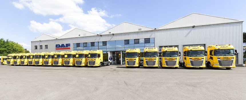 15 camions Daf modèle 2025 d'un coup chez Help Transports