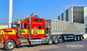 Superbe Kenworth W900L aux couleurs de l'Espagne !