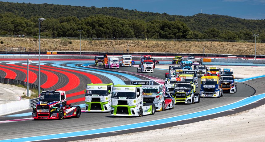 Du spectacle au GP Camions du Castellet
