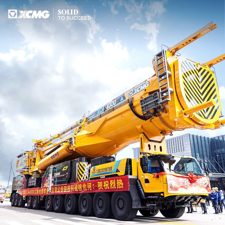 Grue télescopique XCMG sur porteur de 400 t de PTC