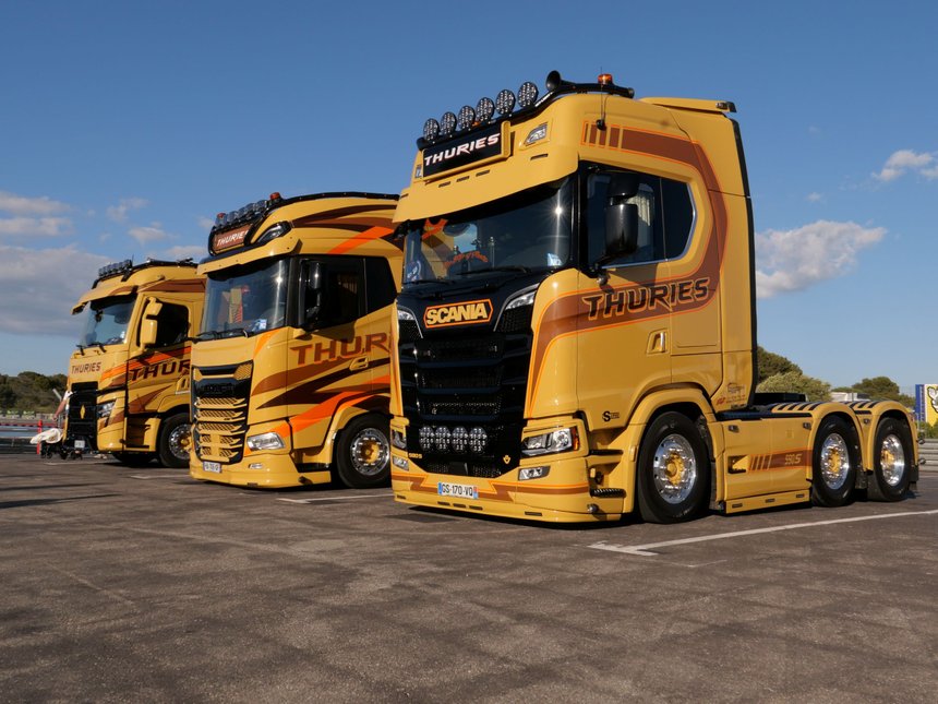 Thuries, une flotte de très beaux camions préparés