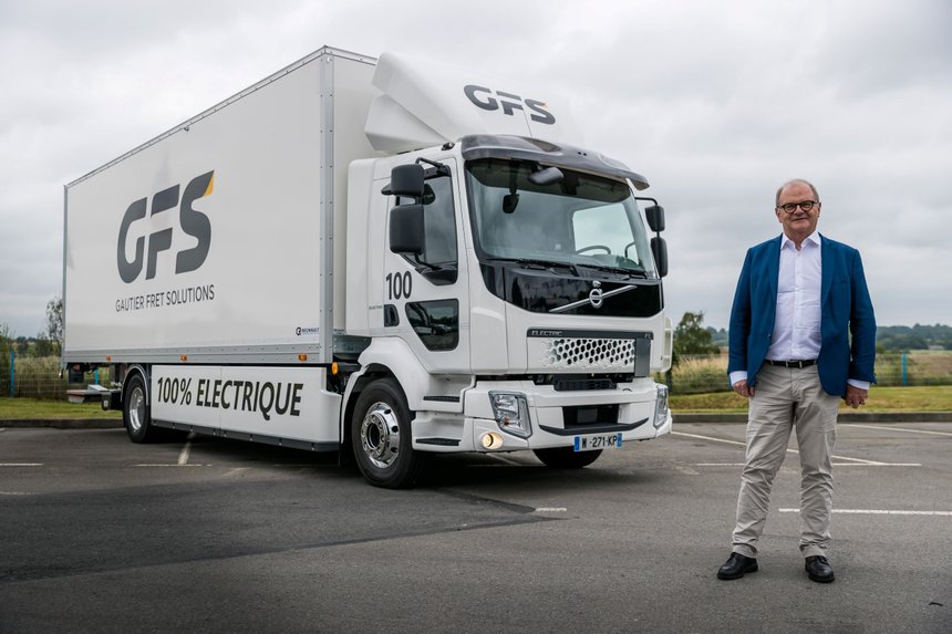 Gautier Fret Solutions : un porteur électrique Volvo eFL en Bretagne