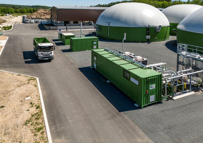 La méthanisation produit du biogaz pour les camions
