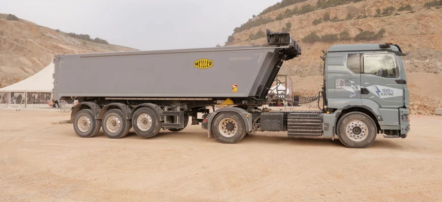 Le chantier en camion électrique, c’est possible