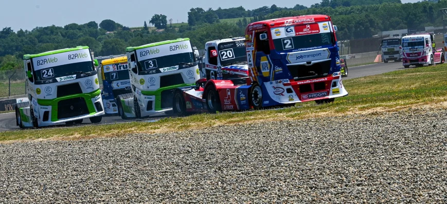 Grand Prix Camion de Nogaro : Thomas Robineau rela