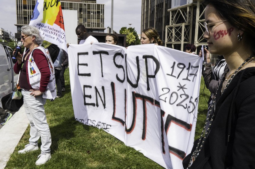 FRANCE-PARIS-SOCIAL AND MEDICO-SOCIAL SECTOR DEMONSTRATION