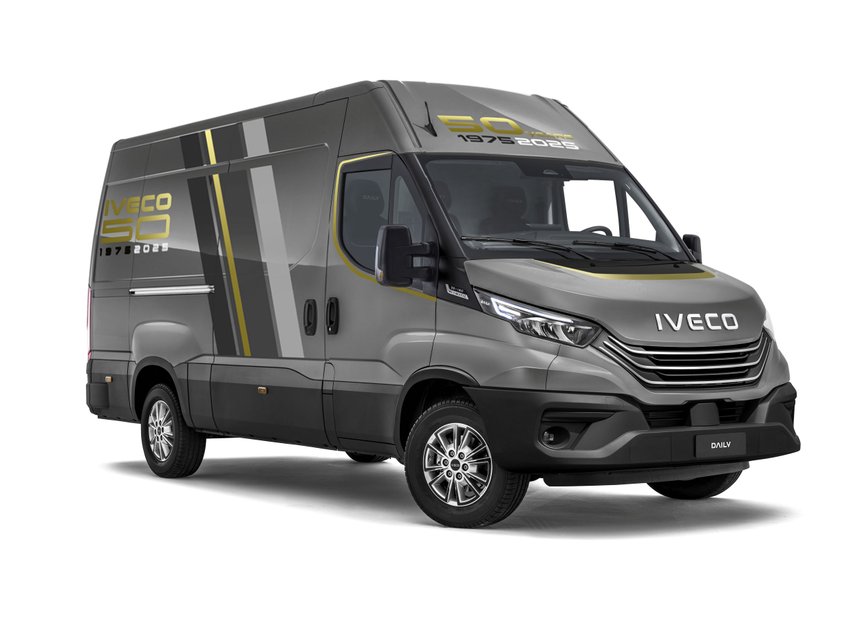 L'Iveco Daily "50 ans" en version fourgon