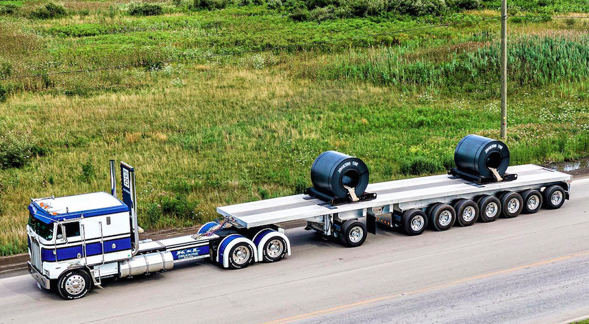 Kenworth K100 porte-coils