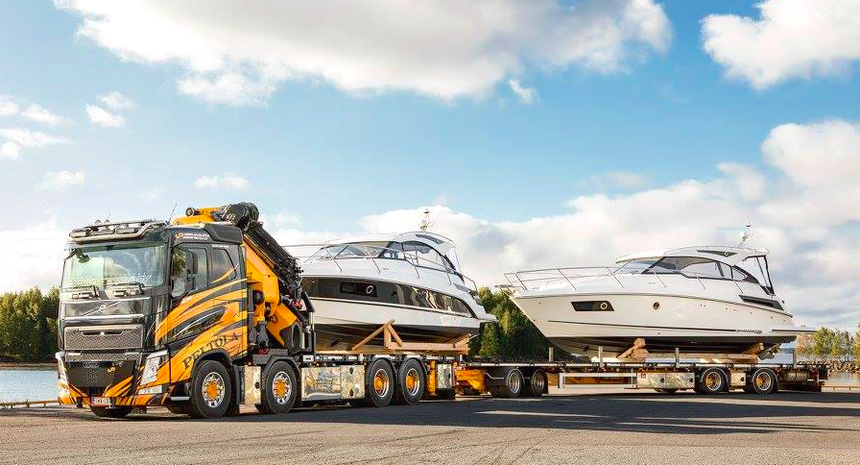 Transport de bateaux de plaisance en Finlande