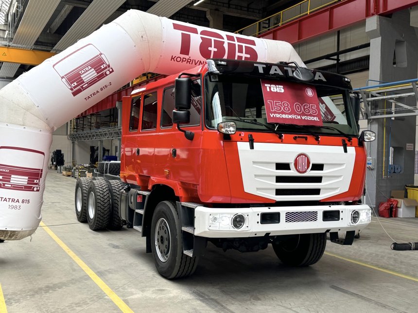 Le dernier Tatra T 815 est un camion de pompier