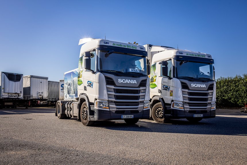 STH fait l’acquisition de Scania roulant au gaz