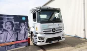 Un Mercedes eActros 300 chez Promotrans à Rouen