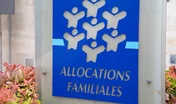 Bordeaux , France -  04 15 2024 : caf Caisse allocations familiales logo brand and text sign of french agency for Family Allowances Fund office