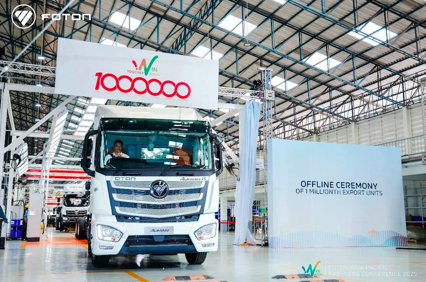 Un million de camions Foton exportés