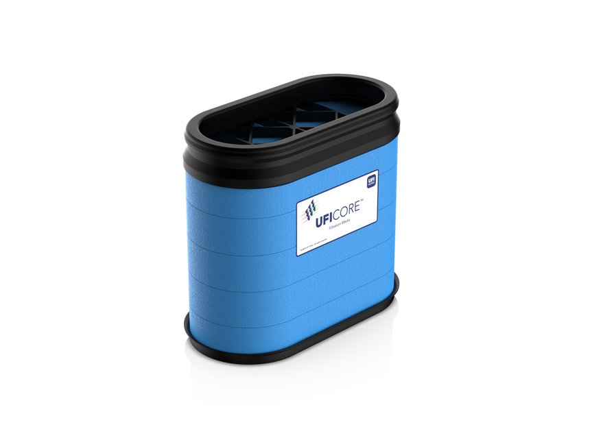 Un filtre à air de rechange pour poids lourds compact
