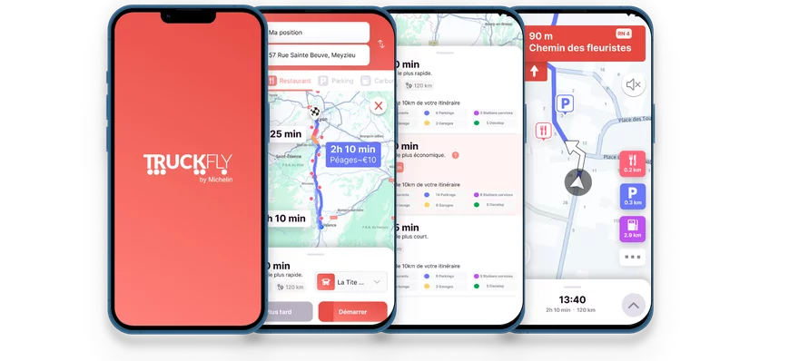 Michelin commercialise un GPS adapté au camion sur