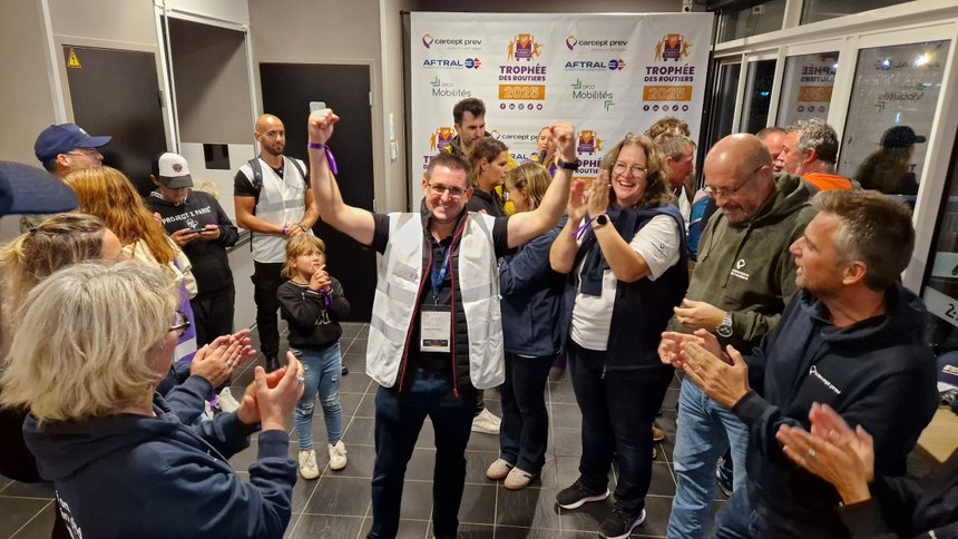 Matthieu Sebillet, un routier qui est aussi un vainqueur heureux !