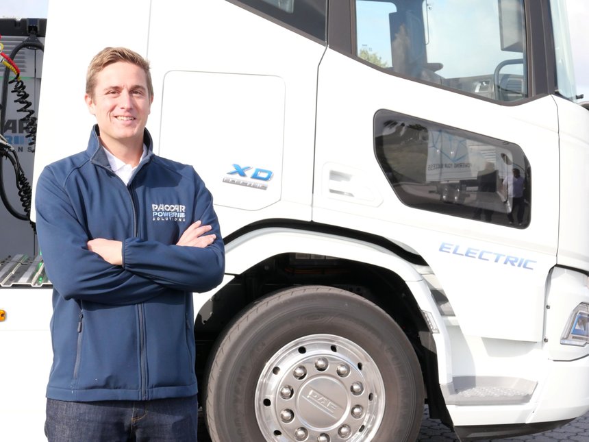Pierre-Antione Bertrand, responsable de ventes Paccar e-Mobility
