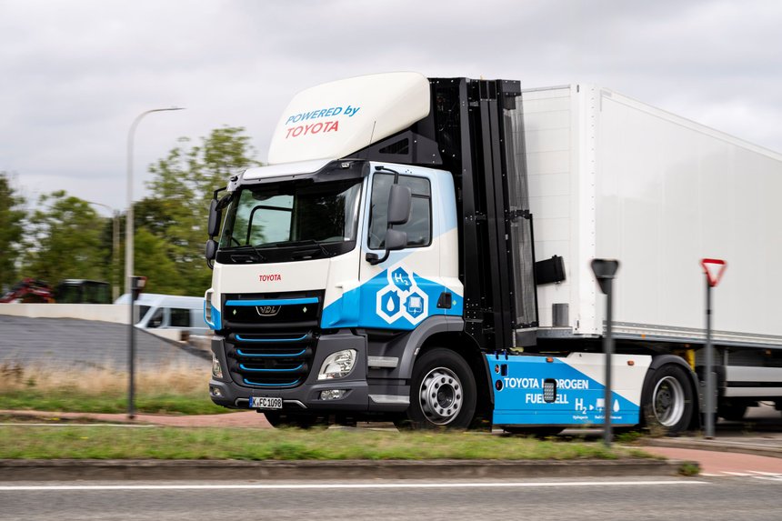 Un tracteur Daf XF motorisé par Toyota