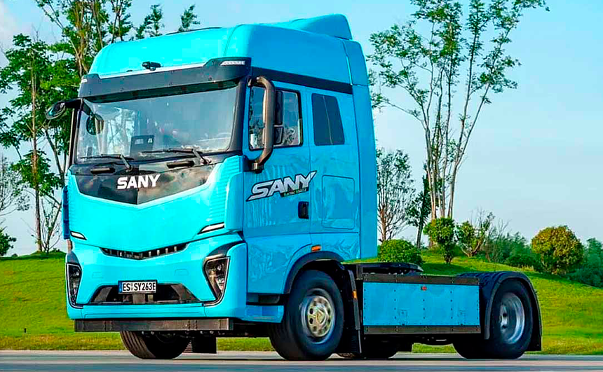 Un tracteur électrique Sany bientôt commercialisé en Europe