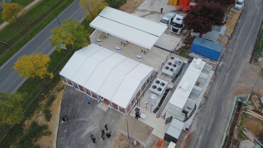 Station biogaz pour poids lourds en Seine-et-Marne