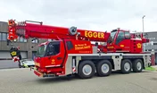 La nouvelle Grove GMK 4090-1 du levageur-transporteur suisse Emil Egger
