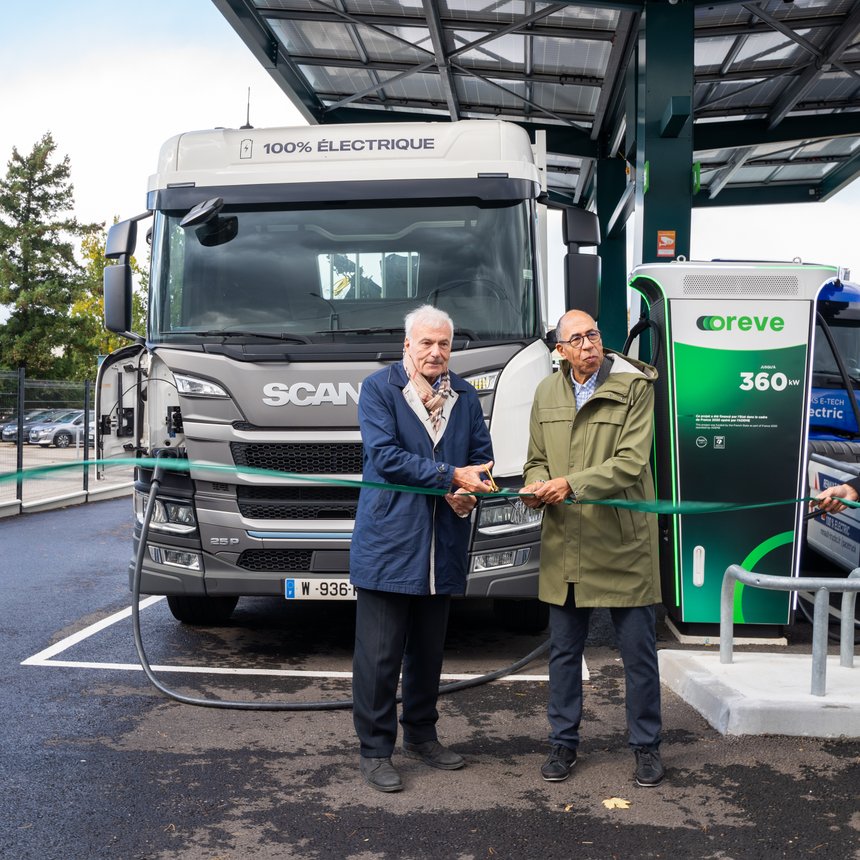Inauguration de la station électrique Oreve de Vénissieux