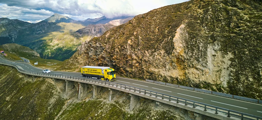 Une station de recharge électrique pour camion à p