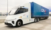 Le tracteur routier électrique Windrose testé par Ceva en Espagne