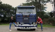 Restauration familiale pour ce Scania 142 M de 1985