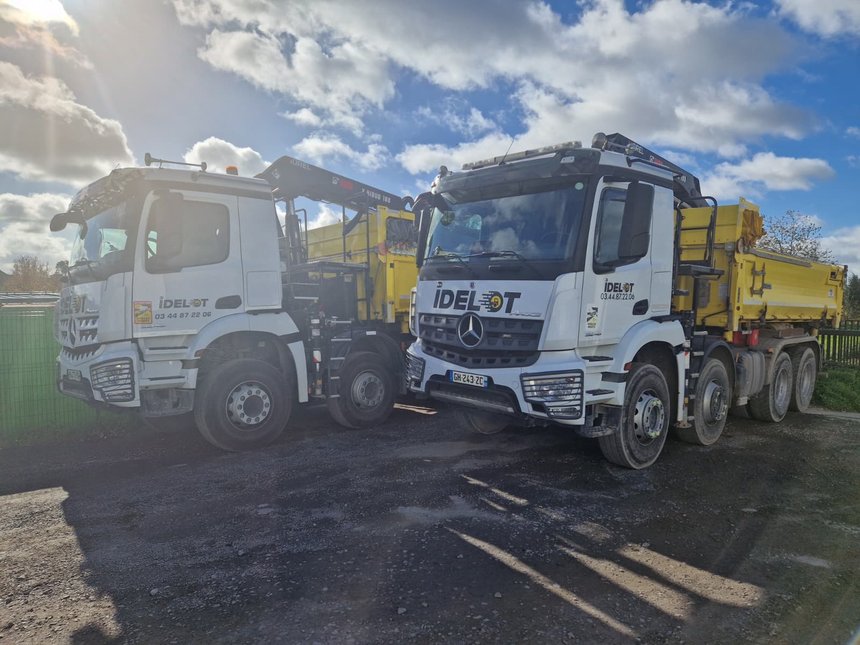 Les transports Idelot, une grosse activité TP en région parisienne
