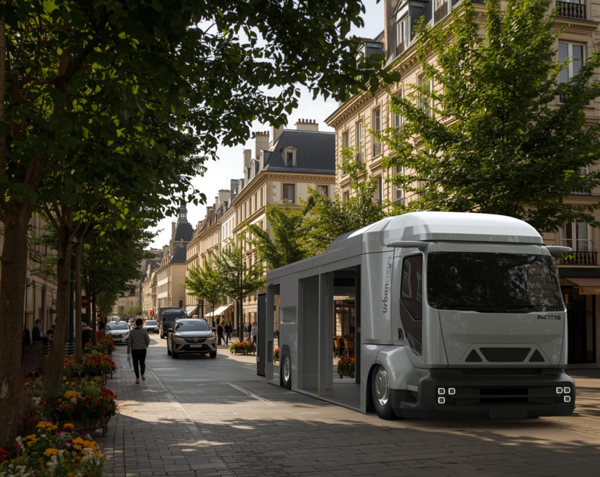 Urban Cargo d'Incitis : un camion regorgeant d'innovations... sur le papier