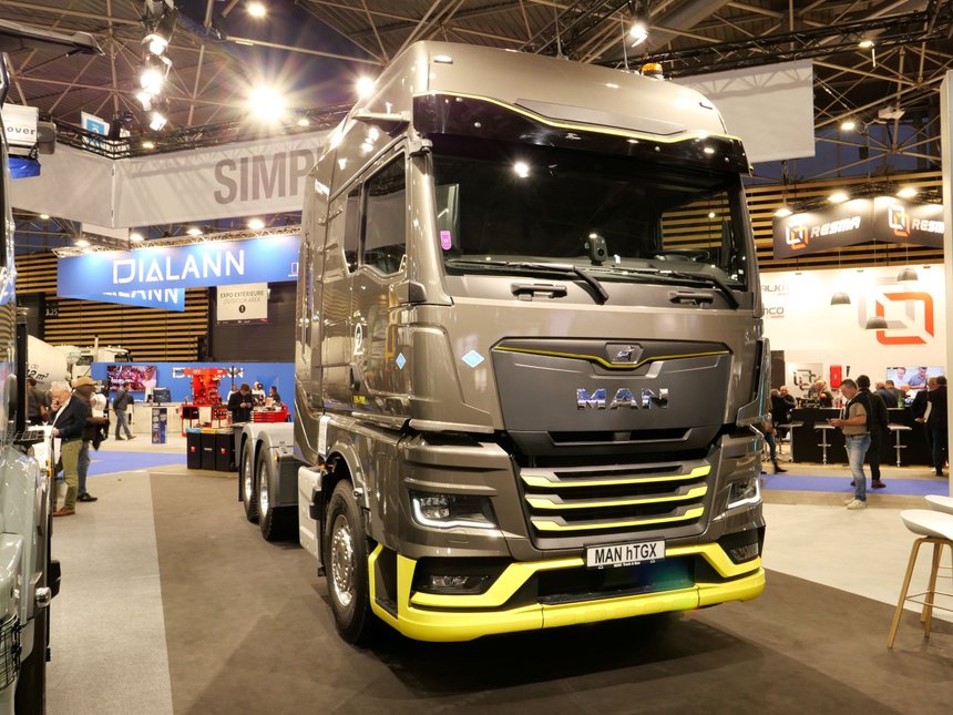 Chez MAN, un tracteur à hydrogène pour charges lourdes