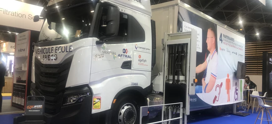 Handitruck : la V2 du camion-école adapté inauguré