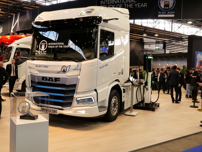 Le Daf XD Electric, camion de l'année 2026